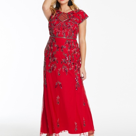 joanna hope red lace dress